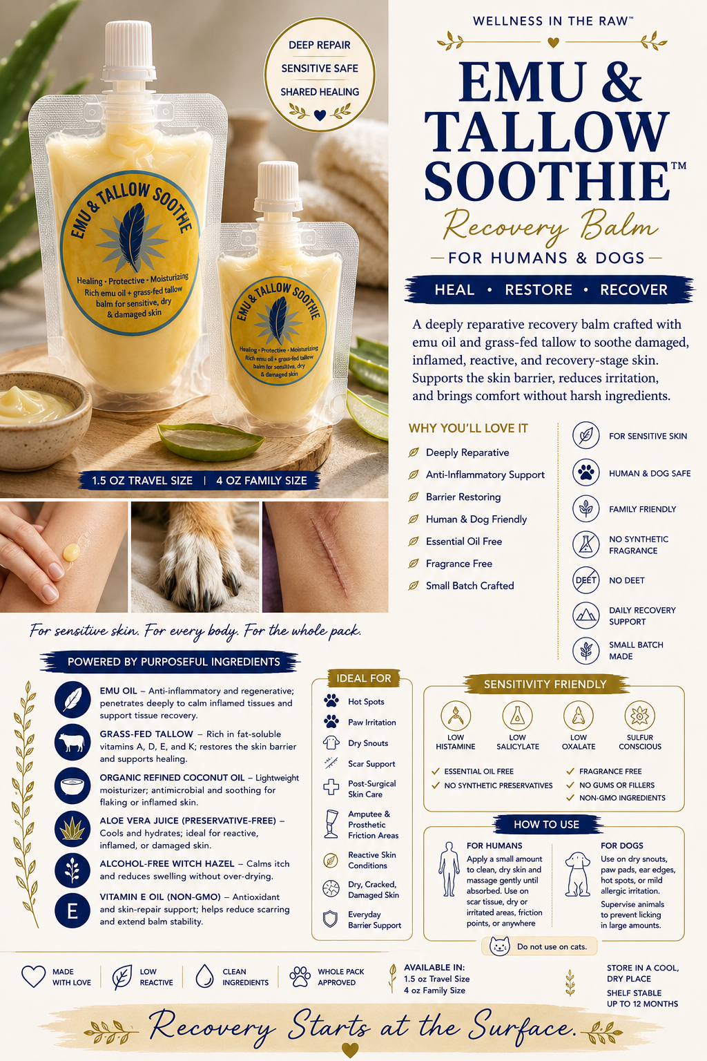 EMU & TALLOW SOOTHIE
