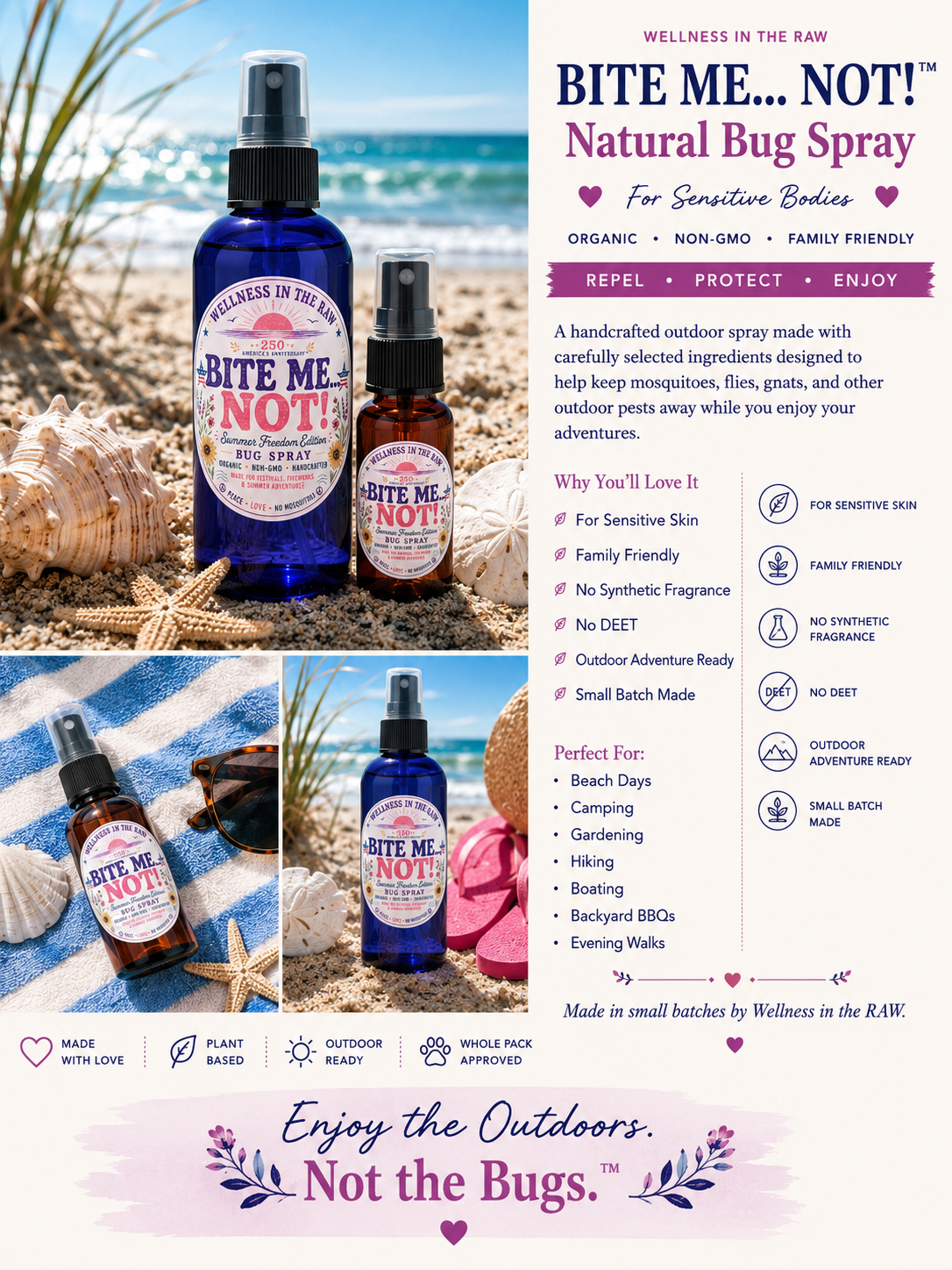 BITE ME… NOT!™ — Outdoor Bug Spray